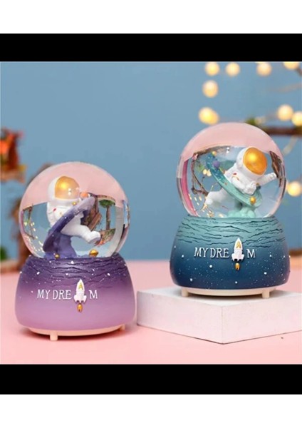 Astronot Kar Küresi Orta Boy WY20K23 ( Lisinya )