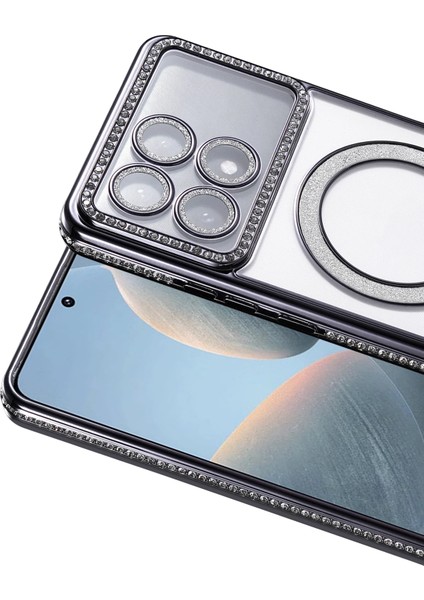 Yzlal Newface Xiaomi Poco X6 Pro Joke Simli Magneticsafe Kılıf - Siyah fiyatları