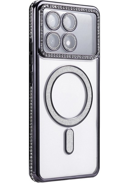 Yzlal Newface Xiaomi Poco X6 Pro Joke Simli Magneticsafe Kılıf - Siyah modelleri