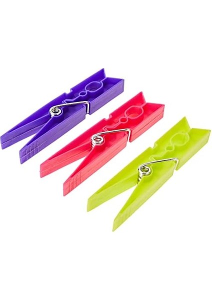 24&apos;lü Plastik Çamaşır Mandalı Paketi, Tekli, modelleri