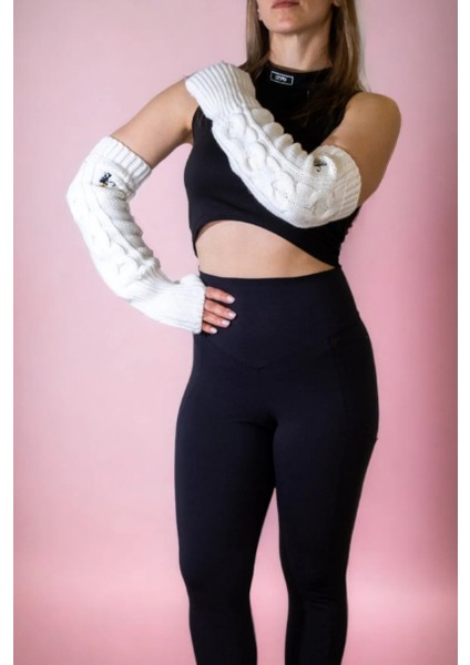 Yün Kolluk/Tozluk İşlemeli Beyaz modelleri