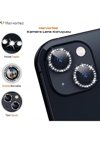 14,14 Için, Taşlı, Kamera Lens, Basit Kurulum, Hd Görüntü, Metal Çerçeve, 9h Temperli Cam, Çizilmeye Dayanıklı, Camera Lens Protector (Gümüş) fiyatları