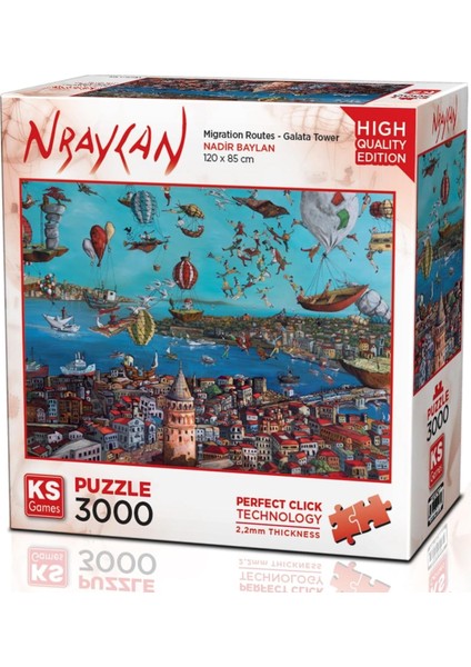 Games 3000 Parça Galata Kulesi Puzzle