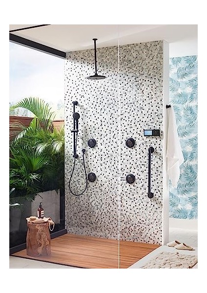 3558EPBL Eco- 5-Function El Duşu 76,8 cm Sürgülü Bar ve 159,8 cm Hortum, Mat Siyah fiyatları