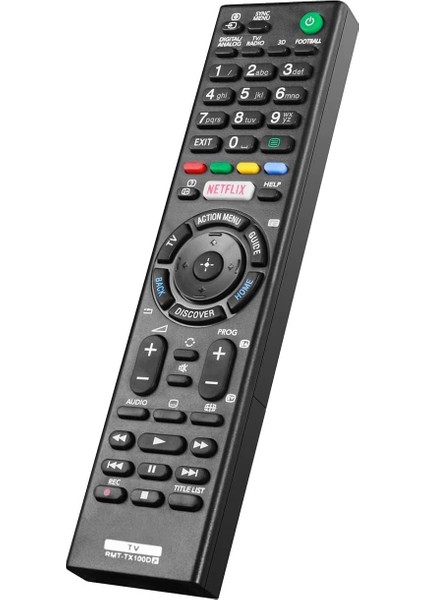 Sony Bravia Smart Tv Için Uygun Netflix Düğmeli Yeni Uzaktan Kumanda - Kurulum Gerektirmez RMT-TX100D RMT-TX200E RMT-TX101J RMT-TX102U RMT-TX102D