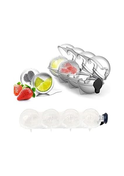 Top Şeklinde Buz Yapma Dondurucu Kalıbı Buzluk Küre 4&apos;lü Şekil fiyatları