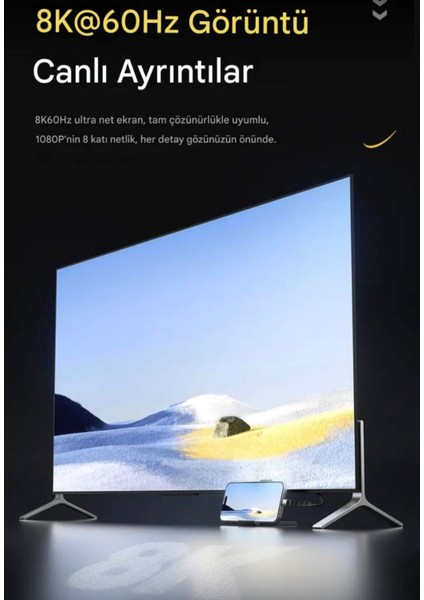 Thunderbolt 4 Usb 4.0 E-Marker Akıllı Çip 240W 40Gbps 8K+4K Type-C Video Görüntü Hızlı Şarj ve Data Video Kablosu Ce Lisanslı Sertifikalı Orjinal indirimleri