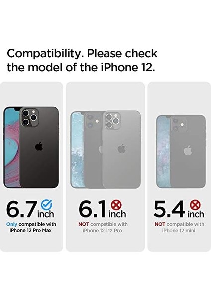 12 Pro Max ile Uyumlu Kılıf Tough Armor - ACS01626 modelleri