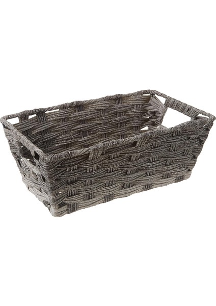 Split Rattique Küçük Raf Tote-Gri Yıkama