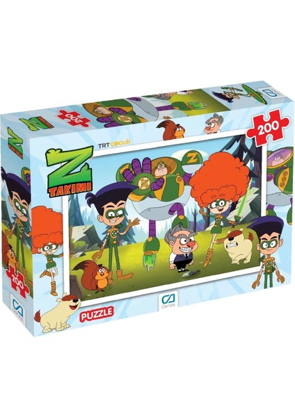 Games Z-Takımı Lisanslı 200 Parça 33X48CM Çocuk Puzzle Yapboz