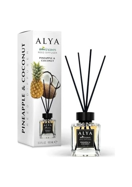 &apos;s Scents & Coconut Bambu Çubuklu Oda Kokusu- Ananas & Hindistan Cevizi Kokusu fiyatları