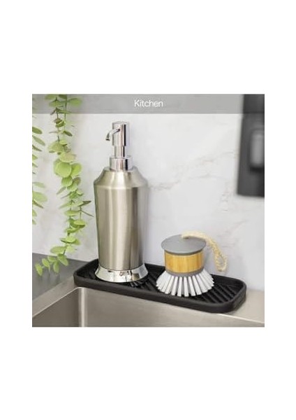 Silikon Yağdanlık Yağlık Altlık,çok Amaçlı Organizer Sunumluk,sabunluk Altlığı 1 Adet Siyah fiyatları