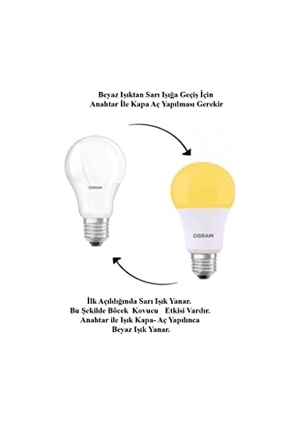 CLA60 Mosq 8W/865 220V E27 Fs1/12 modelleri