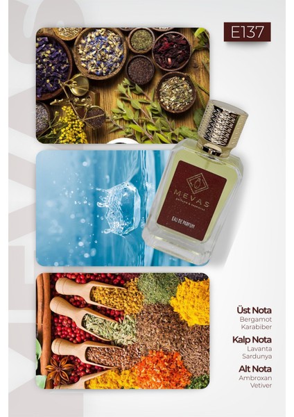 E137 Erkek Parfüm 50 ml Edp modelleri
