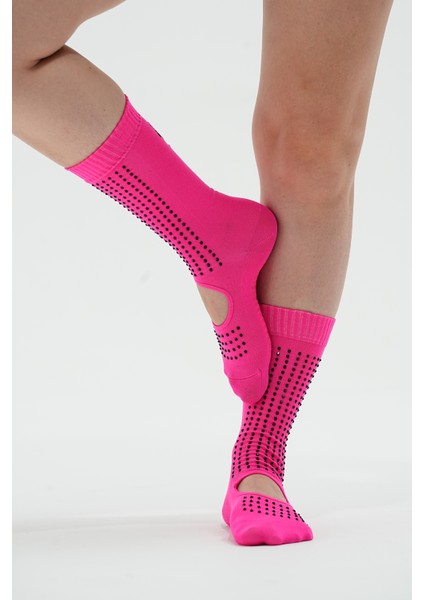 M'gems Pembe Kaydırmaz Spor Çorap