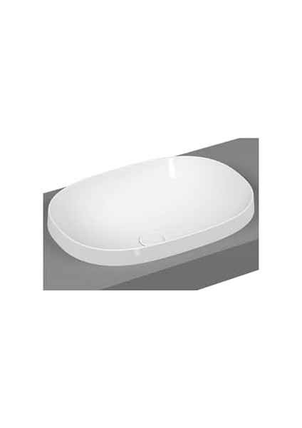Frame 5652B403-0016 Tezgah Üstü Oval Lavabo 55 Cm, Beyaz modelleri