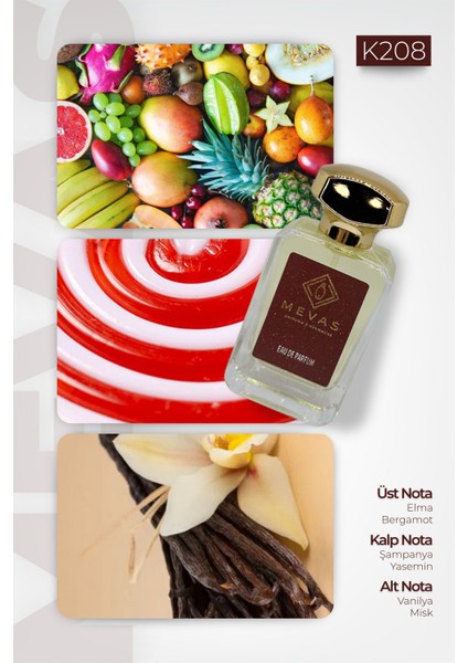 K208 Kadın Parfüm 50 ml Edp modelleri