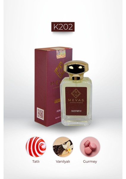 K202 Kadın Parfüm 50 ml Edp