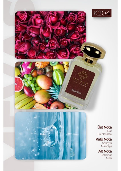 K204 Kadın Parfüm 50 ml Edp modelleri