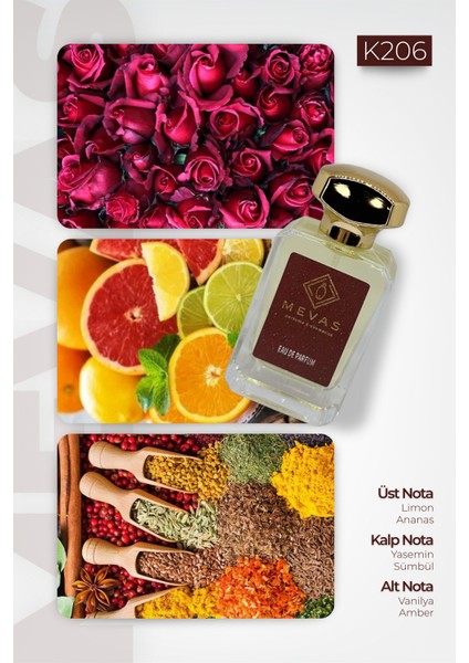 K206 Kadın Parfüm 50 ml Edp modelleri