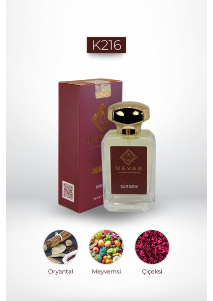 K216 Kadın Parfüm 50 ml Edp