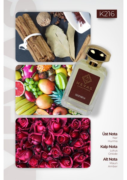 K216 Kadın Parfüm 50 ml Edp modelleri