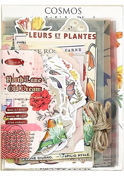 Lane Old Temalı Parşömen Kağıt Set