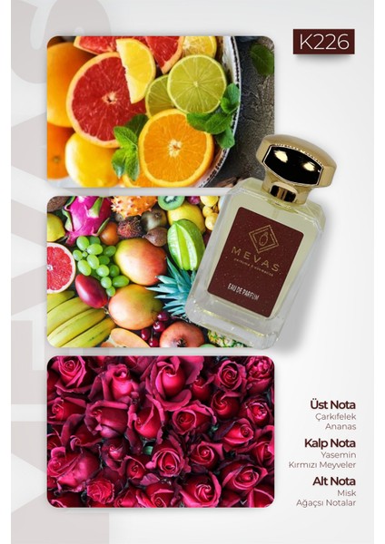 K226 Kadın Parfüm 50 ml Edp modelleri