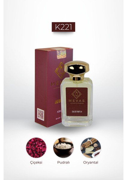 K221 Kadın Parfüm 50 ml Edp