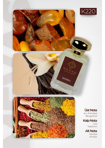 K220 Kadın Parfüm 50 ml Edp modelleri