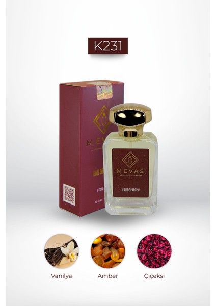 K231 Kadın Parfüm 50 ml Edp