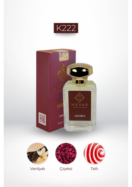 K222 Kadın Parfüm 50 ml Edp