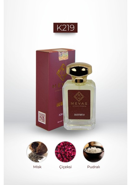 K219 Kadın Parfüm 50 ml Edp