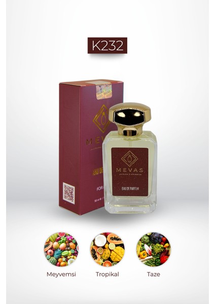 K232 Kadın Parfüm 50 ml Edp
