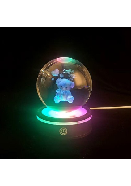 Usb'li Ayıcık Tasarımlı Dönen Cam Küre fiyatları