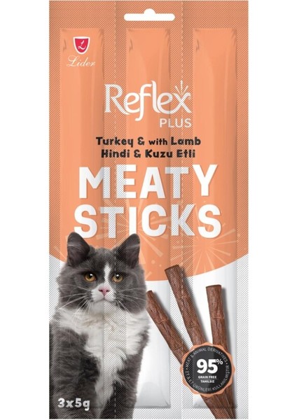 Hindili Kuzulu Kedi Ödül Çubuğu 3 x 5 gr