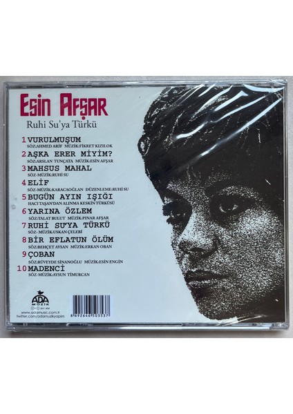 Esin Afşar Ruhi Su’ya Türkü CD (Jelatininde Sıfır Orijinal Dönem Baskı Cd) fiyatları