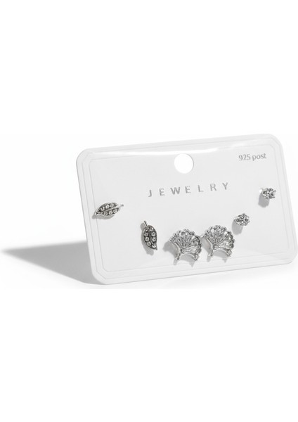 Minimal Tasarım 316L Çelik 6’lı Kadın Küpe Seti | Yusso