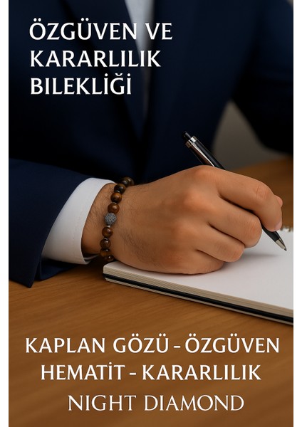 Orijinal Doğal Taş El Yapımı Enerji - Uyum - Denge Sağlayan Bileklik-1
