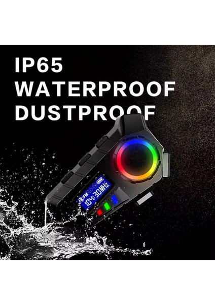 Y30 Kask Kulaklık Bluetooth Motosiklet Kulaklık Rgb Radyolu Intercom fiyatları
