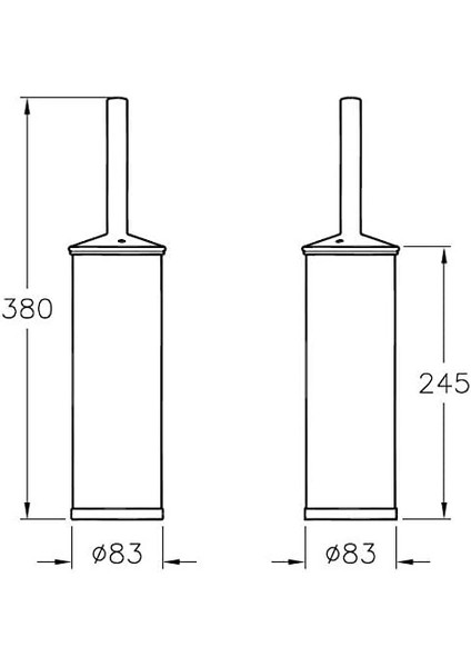 Arkitekta A44294 Tuvalet Fırçalığı, Yerden, Krom fiyatları