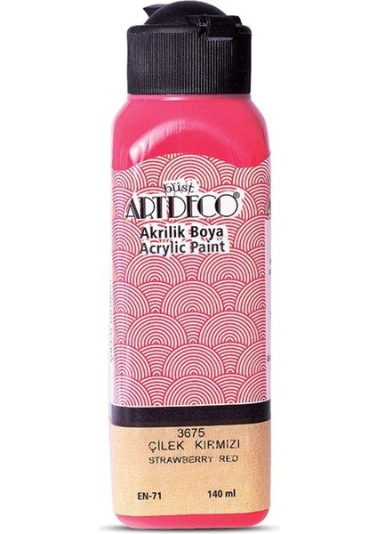 Akrilik, 140ML, Çilek Kırmızı 3675
