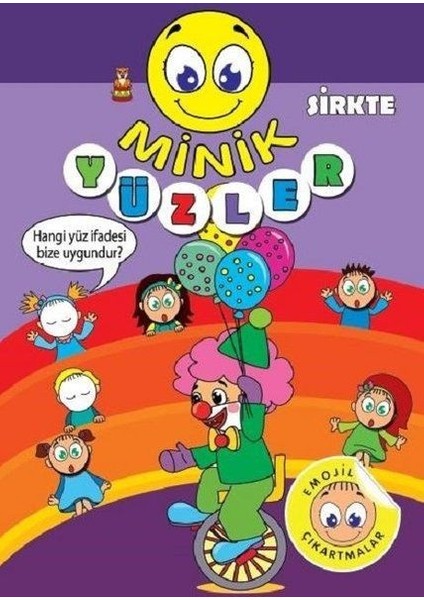 Minik Yüzler - Sirkte - Emojilerle Çıkartmalar