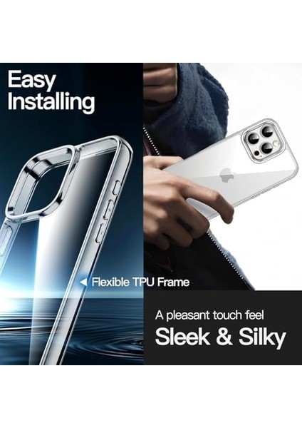 16 Pro Uyumlu Şeffaf Silikon Kılıf Darbeye Çizilmeye Karşı 16 Pro Arka Kapak Esnek Gibi Şeffaf Sararma 16 Pro Şeffaf Kılıfları fiyatları