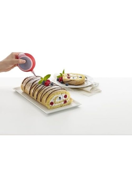 Bisküvi Ruloları Için Pişirme Seti 3 Parça, Silikon, Siyah, 40 x 30 x 8 cm fiyatları