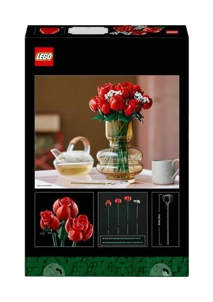 Gül 10328 - Yetişkinler Için Dekoratif, ve Sergilenebilir Yaratıcı Çiçek Model Yapım Seti, Doğum Günü Hediyesi Fikri (822 Parça) fiyatları