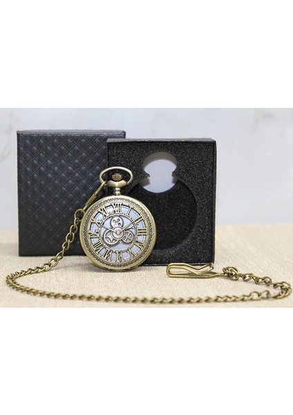 Özel Kutulu Antik Köstekli Saat ALK4666 - Lisinya