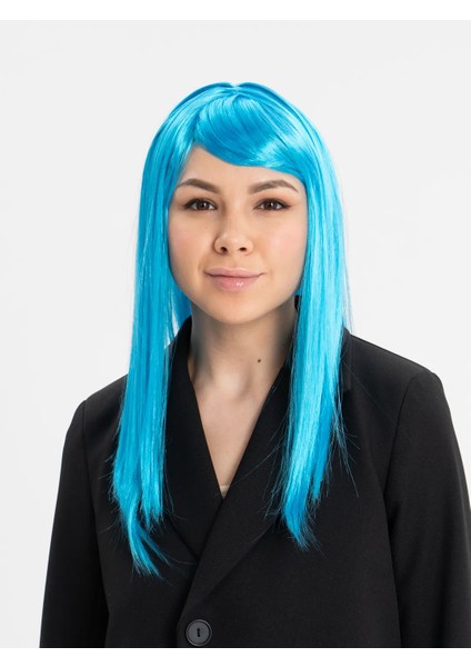 Açık Renk Uzun Düz Parti Peruğu