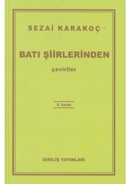 Batı Şiirlerinden Çeviriler