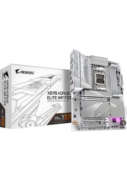Anakart Amd Am5 Atx X870 Aorus Wıfı7 Ice